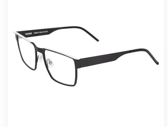 Brillengestelle Vanni Occhiali Herr V4442-C101NERO/BIANCO55 - V4442-C101NERO/BIANCO55